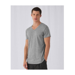 Tee-shirt col V homme Tri-blend personnalisé
