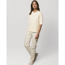 Le t-shirt épais boxy femme personnalisé