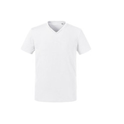 T-shirt organique col V homme vierge ou à personnaliser - Express et pas cher