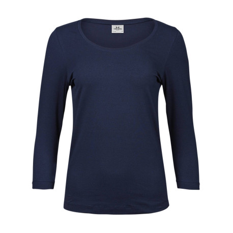 T-shirt femme manches 3/4 vierge ou à personnaliser - Express et pas cher