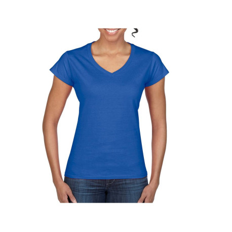 Teeshirt col V femme vierge ou à personnaliser