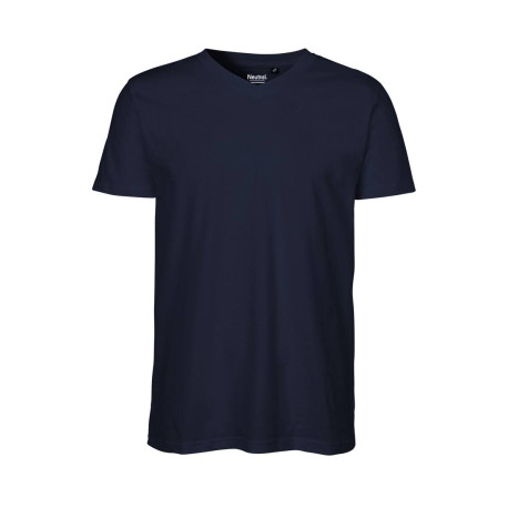 T-shirt homme col V vierge ou à personnaliser - Express et pas cher