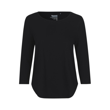 T-shirt femme manches 3/4 vierge ou à personnaliser - Express et pas cher