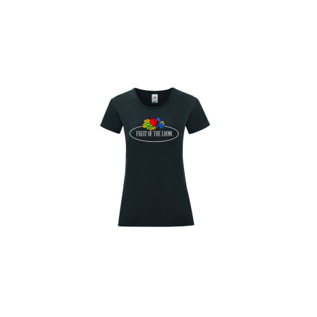 T-shirt femme logo Fruit of the Loom vierge ou à personnaliser