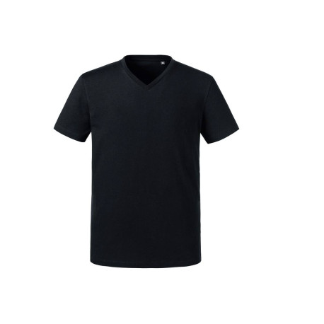 T-shirt organique col V homme vierge ou à personnaliser - Express et pas cher