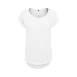 T-Shirt Femme Au Dos Rallongé vierge ou à personnaliser - Express et pas cher