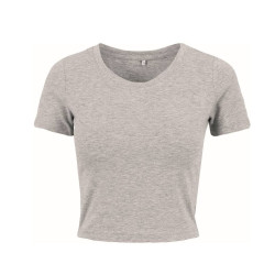 T-Shirt Femme "Cropped" vierge ou à personnaliser - Express et pas cher