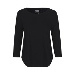 T-shirt femme manches 3/4 vierge ou à personnaliser - Express et pas cher