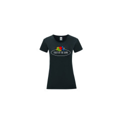 T-shirt femme logo Fruit of the Loom vierge ou à personnaliser