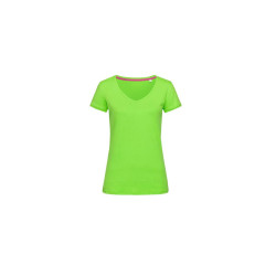 T-shirt femme col V vierge ou à personnaliser - Express et pas cher