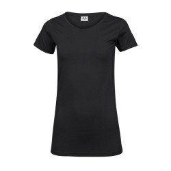 T-shirt femme stretch & extra long vierge ou à personnaliser - Express et pas cher