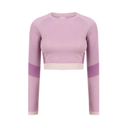 T-shirt court manches longues femme vierge ou à personnaliser